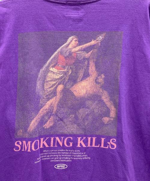 #FR2（エフアールツー）#FR2 (エフアールツー) バックプリント パープル サイズ:Lの古着・服飾アイテム