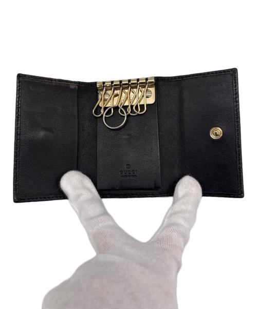 GUCCI（グッチ）GUCCI (グッチ) 6連キーケース ブラックの古着・服飾アイテム