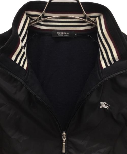 BURBERRY BLACK LABEL（バーバリーブラックレーベル）BURBERRY BLACK LABEL (バーバリーブラックレーベル) トラックジャケット ブラック サイズ:3の古着・服飾アイテム