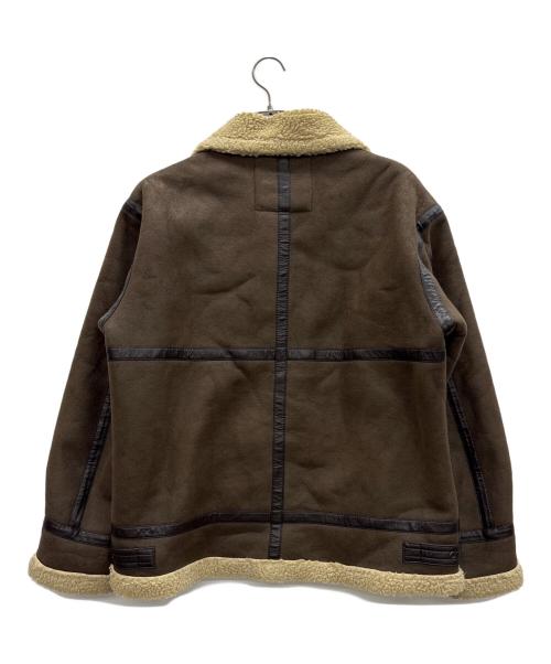 ALPHA INDUSTRIES（アルファインダストリーズ）ALPHA INDUSTRIES (アルファインダストリーズ) B-3 フライトジャケット ブラウン サイズ:Lの古着・服飾アイテム