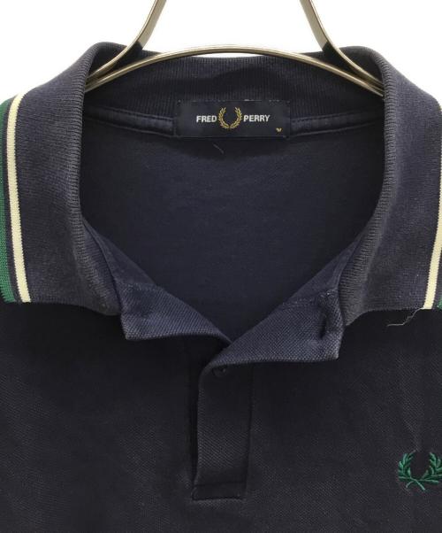 FRED PERRY（フレッドペリー）FRED PERRY (フレッドペリー) ポロシャツ ネイビー サイズ:Mの古着・服飾アイテム