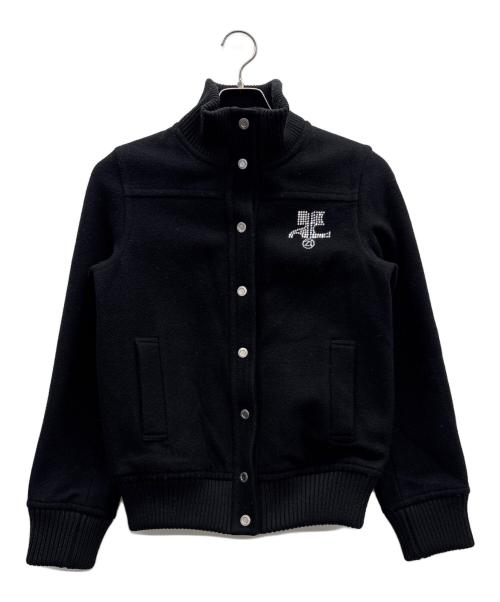 courreges 21（クレージュ２１）courreges 21 (クレージュ２１) ウールスタジャン ブラック サイズ:38の古着・服飾アイテム