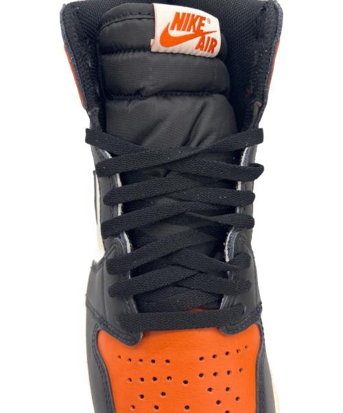NIKE（ナイキ）NIKE (ナイキ) AIR JORDAN1 OG オレンジ×ブラック サイズ:28 未使用品の古着・服飾アイテム