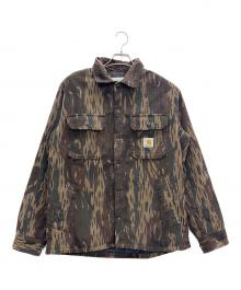 Carhartt WIP（カーハート ワークインプログレス）の古着「コーデュロイシャツ」｜グリーン×ブラウン