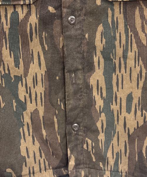 Carhartt WIP（カーハート ワークインプログレス）Carhartt WIP (カーハート ワークインプログレス) コーデュロイシャツ グリーン×ブラウン サイズ:Mの古着・服飾アイテム