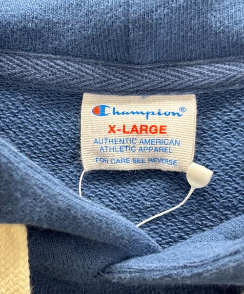 Champion（チャンピオン）Champion (チャンピオン) TK TAKEO KIKUCHI (ティーケー タケオキクチ) パーカー ブルー サイズ:XL 未使用品の古着・服飾アイテム