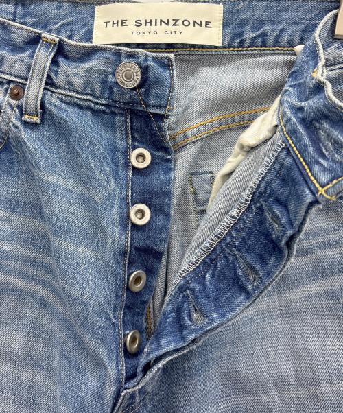 THE SHINZONE（ザ シンゾーン）THE SHINZONE (ザ シンゾーン) ダメージ加工ジーンズ ブルー サイズ:34の古着・服飾アイテム