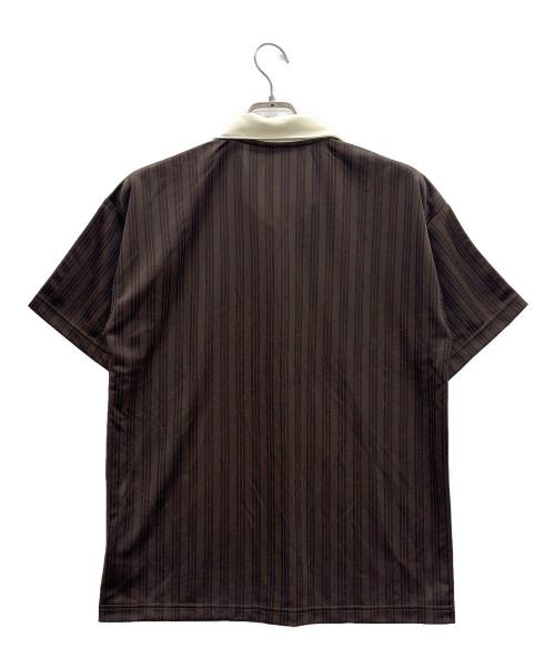 adidas（アディダス）adidas (アディダス) フットボールTシャツ ブラウン サイズ:Mの古着・服飾アイテム