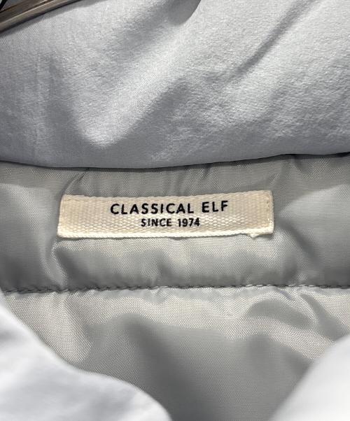 Classical Elf（クラシカルエルフ）Classical Elf (クラシカルエルフ) 中綿ジャケット ブルー×グレー サイズ:L 未使用品の古着・服飾アイテム
