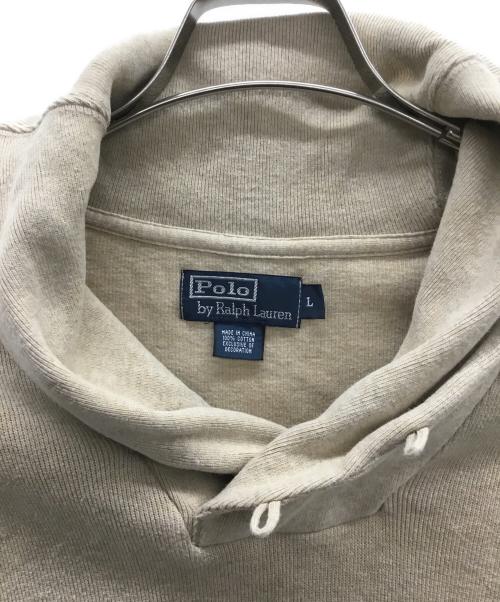 POLO RALPH LAUREN（ポロ・ラルフローレン）POLO RALPH LAUREN (ポロ・ラルフローレン) スウェット ベージュ サイズ:Lの古着・服飾アイテム