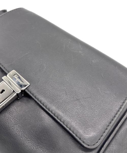 Salvatore Ferragamo（サルヴァトーレ フェラガモ）Salvatore Ferragamo (サルヴァトーレ フェラガモ) セカンドバッグ ブラックの古着・服飾アイテム
