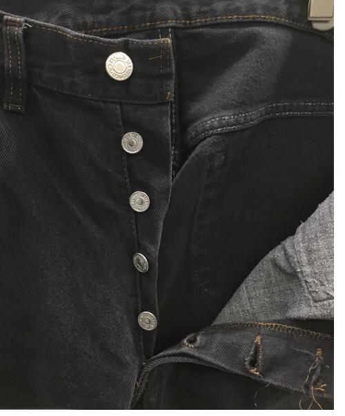 LEVI'S（リーバイス）LEVI'S (リーバイス) ブラックジーンズ インディゴ サイズ:34の古着・服飾アイテム