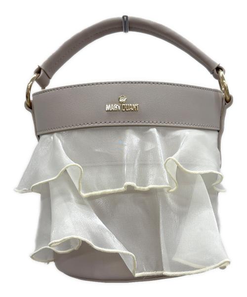 MARY QUANT（マリークヮント）MARY QUANT (マリークヮント) 2wayバケツバッグ ピンク×ホワイトの古着・服飾アイテム