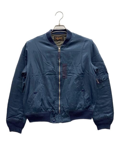 Stevenson Overall Co.（スティーブンソンオーバーオール）Stevenson Overall Co. (スティーブンソンオーバーオール) MA-1ジャケット ネイビー サイズ:36の古着・服飾アイテム