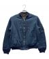 Stevenson Overall Co.（スティーブンソンオーバーオール）の古着「MA-1ジャケット」｜ネイビー