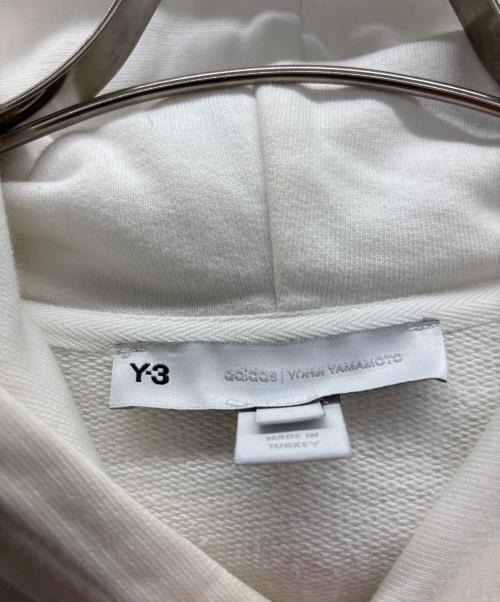 Y-3（ワイスリー）Y-3 (ワイスリー) adidas (アディダス) プルオーバーパーカー ホワイト サイズ:Sの古着・服飾アイテム