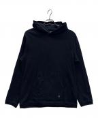 H.R.MARKETハリウッドランチマーケッド）の古着「Hエンブロイダリーナローリブパーカー」｜ブラック