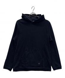 H.R.MARKET（ハリウッドランチマーケッド）の古着「Hエンブロイダリーナローリブパーカー」｜ブラック