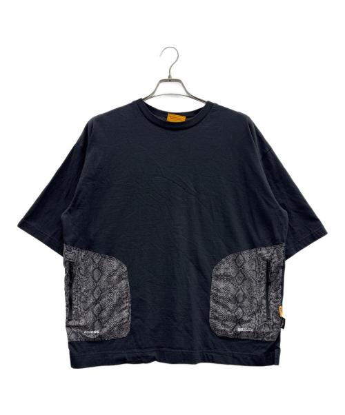 ATMOS（アトモス）ATMOS (アトモス) GRIP SWANY (グリップスワニー) キャンプポケットTシャツ ブラック サイズ:Lの古着・服飾アイテム