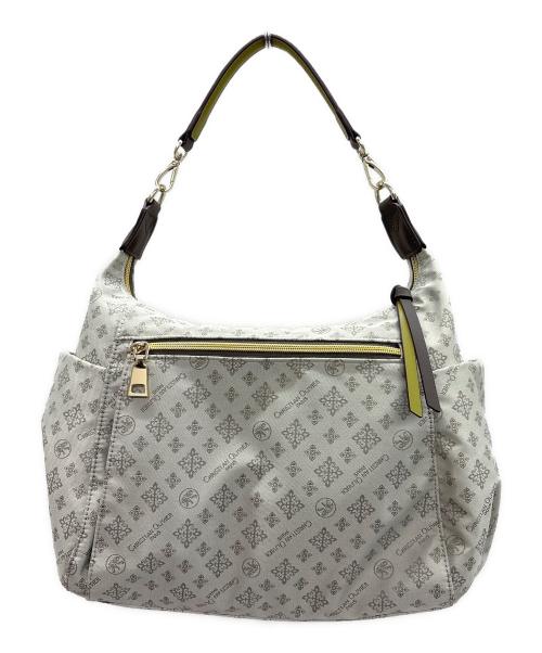 CHRISTIAN OLIVIER（クリスチャン オリヴィア）CHRISTIAN OLIVIER (クリスチャン オリヴィア) トートバッグ グレー×グリーンの古着・服飾アイテム