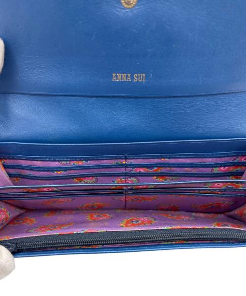 ANNA SUI（アナスイ）ANNA SUI (アナスイ) 長財布 ブルーの古着・服飾アイテム