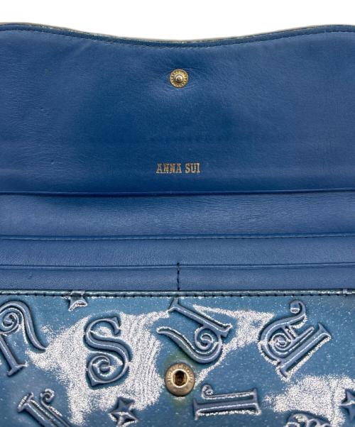 ANNA SUI（アナスイ）ANNA SUI (アナスイ) 長財布 ブルーの古着・服飾アイテム