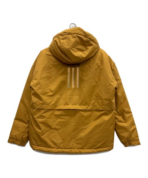 adidas（アディダス）adidas (アディダス) 中綿ジャケット ブラウン サイズ:Oの古着・服飾アイテム