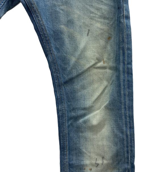 DIESEL（ディーゼル）DIESEL (ディーゼル) ダメージ加工デニムパンツ ブルー サイズ:71cm (W28)の古着・服飾アイテム