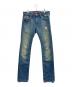 DIESEL（ディーゼル）の古着「ダメージ加工デニムパンツ」｜ブルー