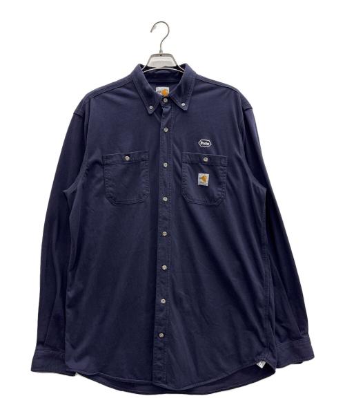 CarHartt（カーハート）CarHartt (カーハート) ワークシャツ ネイビー サイズ:Lの古着・服飾アイテム