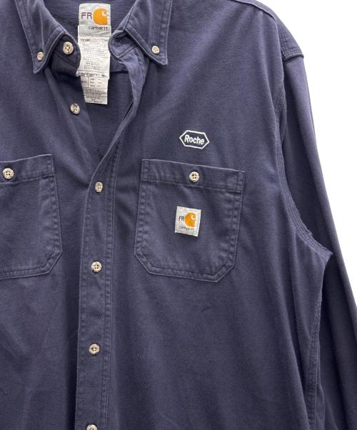 CarHartt（カーハート）CarHartt (カーハート) ワークシャツ ネイビー サイズ:Lの古着・服飾アイテム
