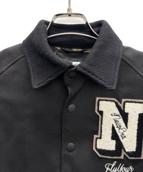 New Era（ニューエラ）New Era (ニューエラ) ウールコーチジャケット ブラック サイズ:Sの古着・服飾アイテム