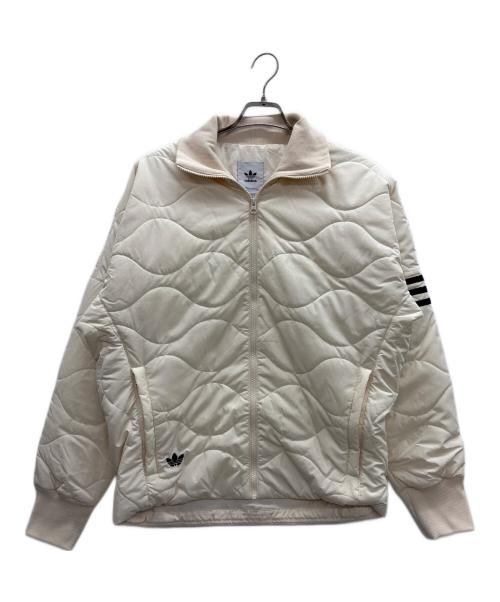 adidas（アディダス）adidas (アディダス) ジャケット ホワイト×ブラック サイズ:M 未使用品の古着・服飾アイテム