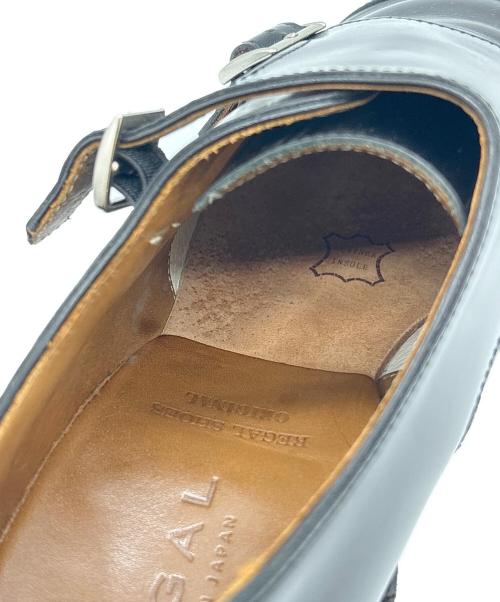 REGAL（リーガル）REGAL (リーガル) ダブルモンクストラップシューズ ブラック サイズ:25.5の古着・服飾アイテム