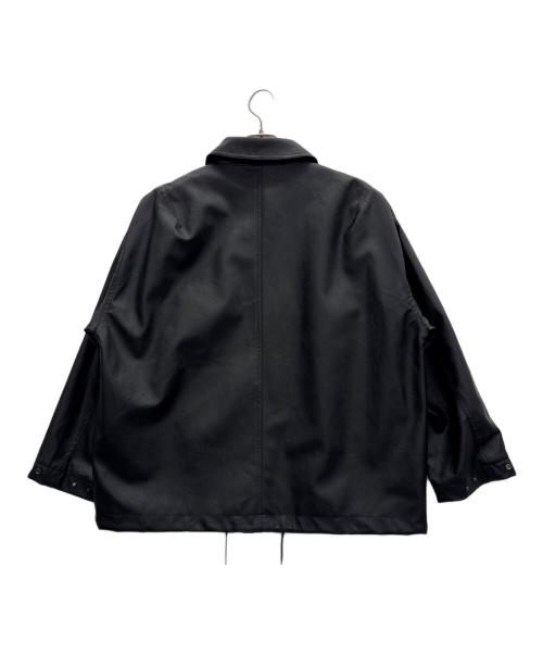 WYM LIDNM（ウィム バイ リドム）WYM LIDNM (ウィム バイ リドム) フェイクレザージャケット ブラック サイズ:Sの古着・服飾アイテム