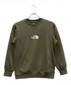 THE NORTH FACEザ ノース フェイス）の古着「ロゴスウェット」｜カーキ