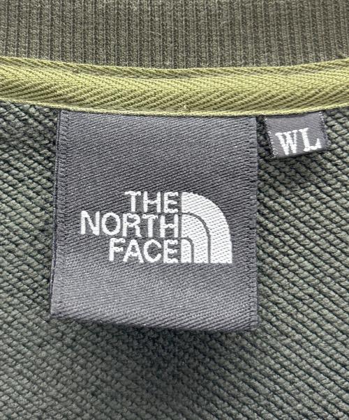 THE NORTH FACE（ザ ノース フェイス）THE NORTH FACE (ザ ノース フェイス) ロゴスウェット カーキ サイズ:Lの古着・服飾アイテム