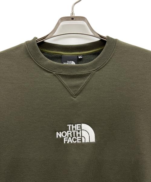THE NORTH FACE（ザ ノース フェイス）THE NORTH FACE (ザ ノース フェイス) ロゴスウェット カーキ サイズ:Lの古着・服飾アイテム