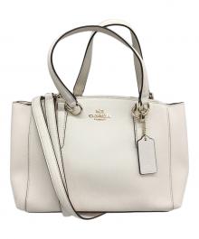 COACH（コーチ）の古着「2WAYハンドバッグ」｜アイボリー