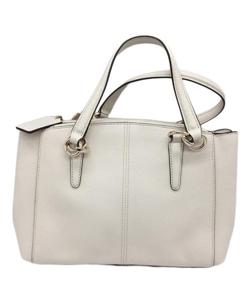 COACH（コーチ）COACH (コーチ) 2WAYハンドバッグ アイボリーの古着・服飾アイテム