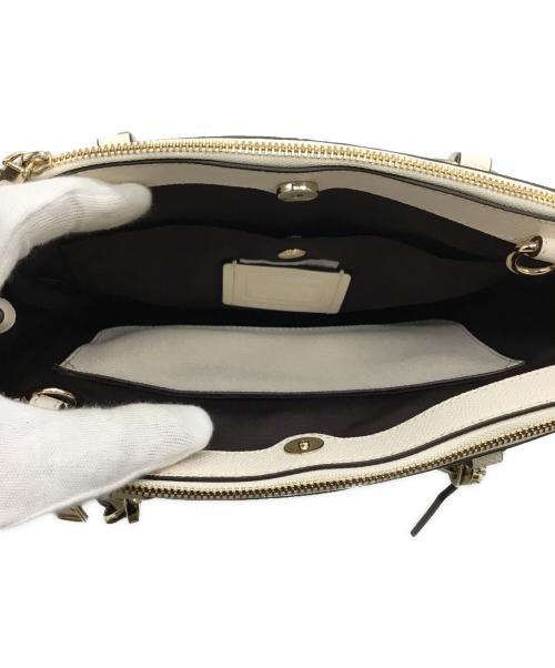 COACH（コーチ）COACH (コーチ) 2WAYハンドバッグ アイボリーの古着・服飾アイテム