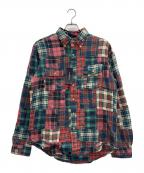 POLO RALPH LAURENポロ・ラルフローレン）の古着「チェックシャツ」｜レッド×ネイビー