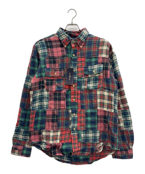 POLO RALPH LAUREN（ポロ・ラルフローレン）POLO RALPH LAUREN (ポロ・ラルフローレン) チェックシャツ レッド×ネイビー サイズ:L 未使用品の古着・服飾アイテム