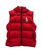 POLO RALPH LAURENポロ・ラルフローレン）の古着「ダウンベスト」｜レッド