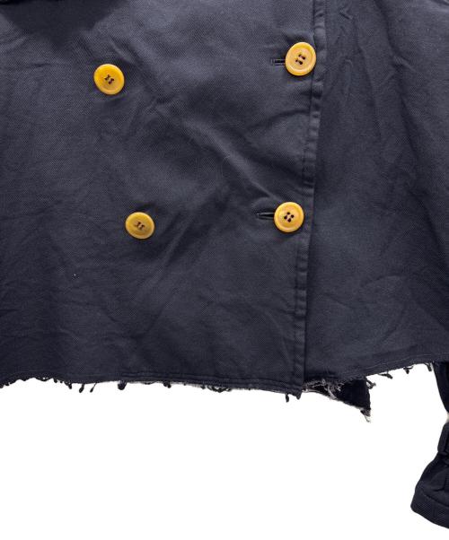 COMME des GARCONS（コムデギャルソン）COMME des GARCONS (コムデギャルソン) ショートトレンチコート ネイビー サイズ:表記無しの古着・服飾アイテム