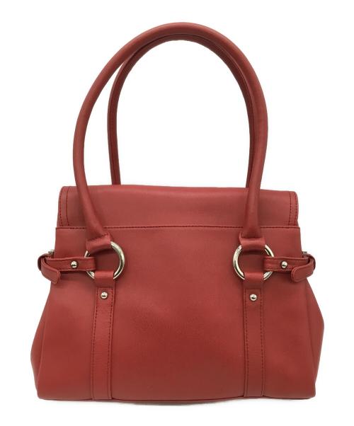 Hamano（ハマノ）Hamano (ハマノ) レザートートバッグ レッドの古着・服飾アイテム