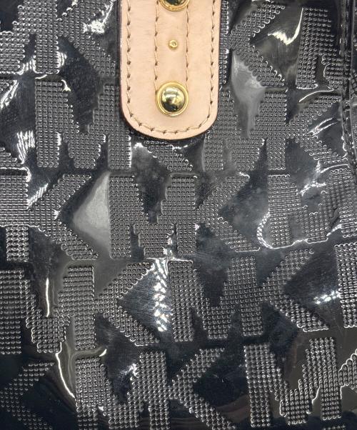 MICHAEL KORS（マイケル・コース）MICHAEL KORS (マイケル・コース) ショルダートートバッグ ブラック×ベージュの古着・服飾アイテム