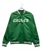 MITCHELL & NESSミッチェルアンドネス）の古着「スタジャン」｜グリーン