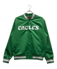 MITCHELL & NESS（ミッチェルアンドネス）の古着「スタジャン」｜グリーン