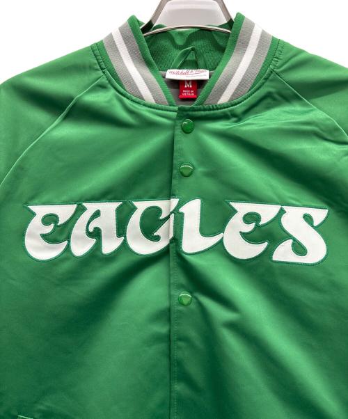 MITCHELL & NESS（ミッチェルアンドネス）MITCHELL & NESS (ミッチェルアンドネス) スタジャン グリーン サイズ:Mの古着・服飾アイテム